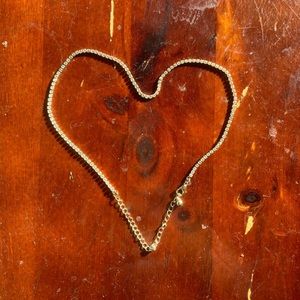 gold and rhinestone diamond choker